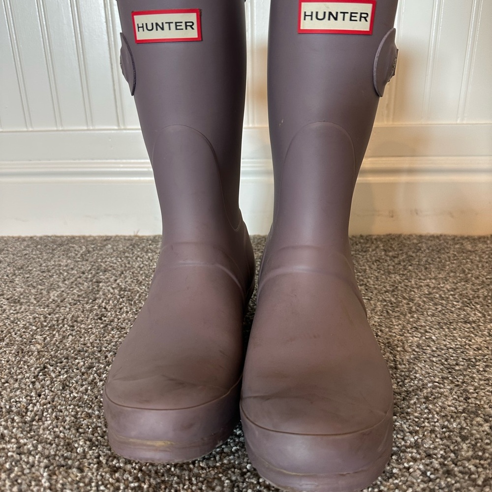 Hunter Purple Rain Boots